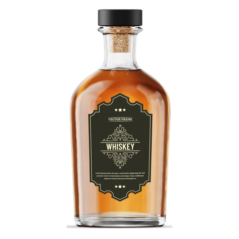 Small bottle whiskey